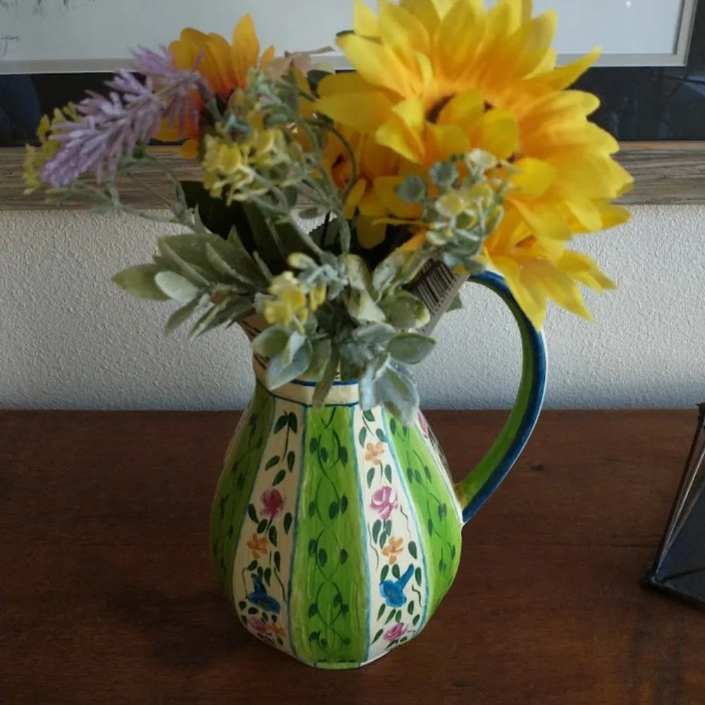 FLORAL PITCHER 
